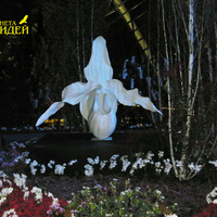 Гигантская скульптура Башмачка в Садах залива
